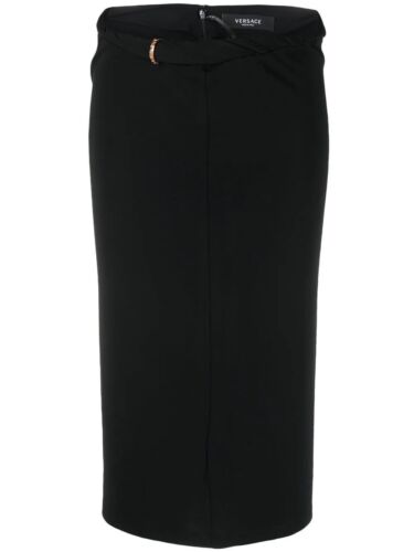 Versace Viscose La Greca midi skirt Size 41 Ladies
