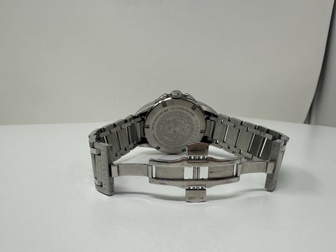 Versace Chronograph Blue Dial Stainless Steel  Bracelet Watch