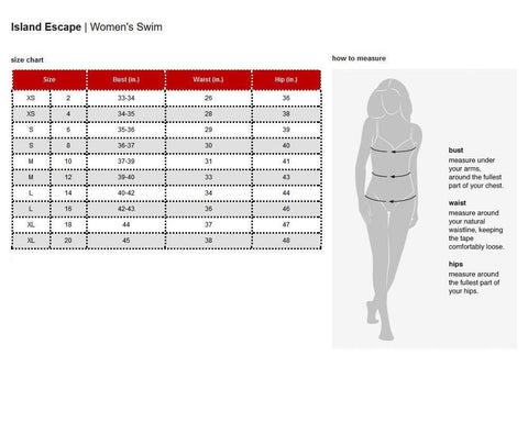 Swim Solutions Santa Fe Geometric Triple Tier Halter Tankini Top size 8