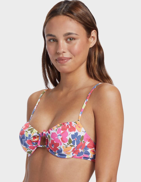 Roxy Bloomin Babe Underwired Bralette Bikini Top