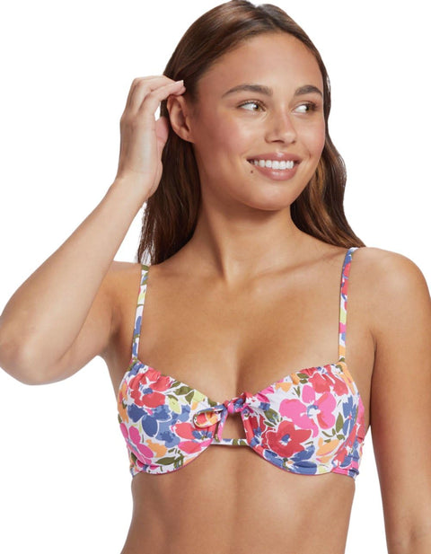 Roxy Bloomin Babe Underwired Bralette Bikini Top