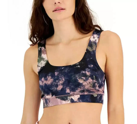 Jenni Women's Square-Neck Bralette, Multicolor Tie Dye, Medium