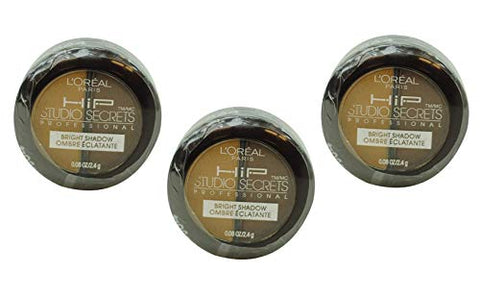 L'oreal Hip High Intensity Pigments Bright Shadow Duo, Bustling 864 (3 pack)