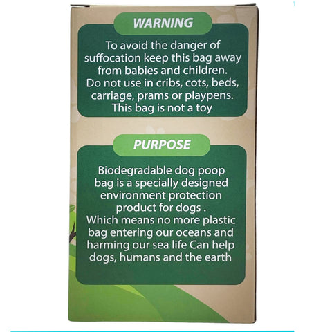 Pet Set Earth Friendly Poop Bags Extra Thick Leak proof Dog waste Bags 15 Bags Per Roll, 8 Rolls Per Box