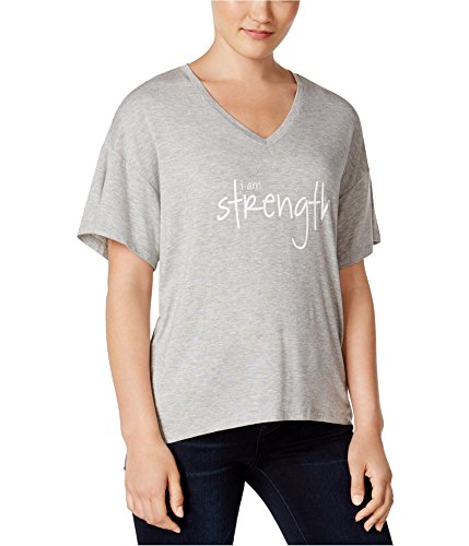 Peace Love World Graphic T-Shirt Grey X-Small