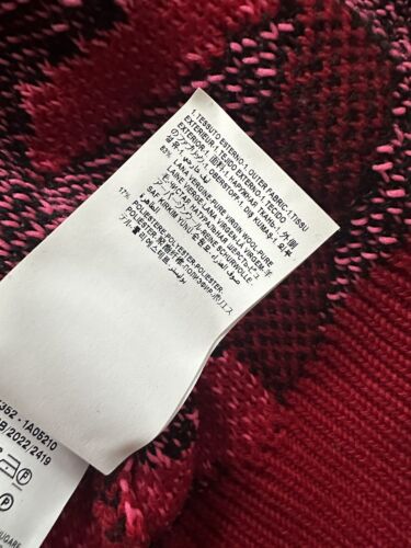 Versace Patterned Knit Pink Cardigan Fuchisa Womens Size 42