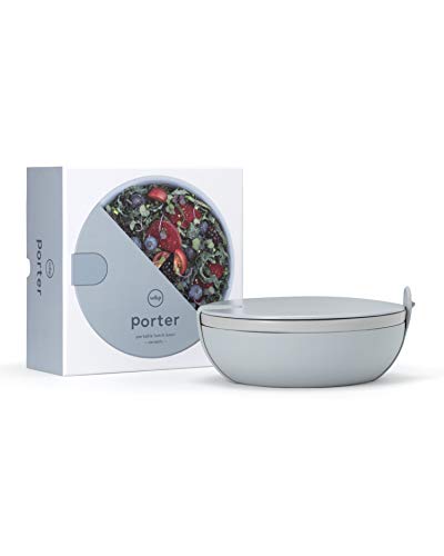 W&P WP-PBC-CM Ceramic Porter Bowl Lunch Container, Food Storage, Bento Box, Meal Prep, Airtight, Microwave and Dishwasher Safe
