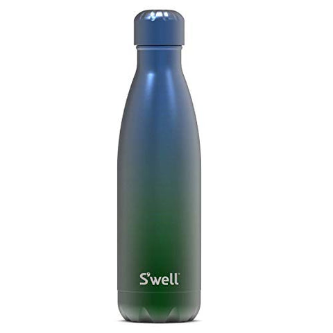 S'well Stainless Steel Water Bottle - 17 Fl Oz - Polar - Triple-Layered Vacuum-Insulated Containers Keeps Drinks Cold for 36 Hours and Hot for 18 - with No Condensation - BPA-Free - Perfect for the Go
