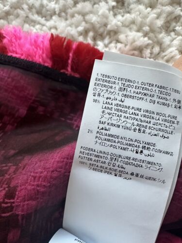 Versace Houndstooth Pattern Ladies Mini Skirt In Pink Size 44