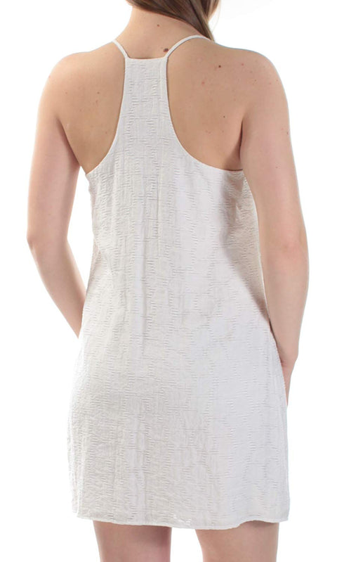 1.State Women's Racerback Shift Dress White Size Small